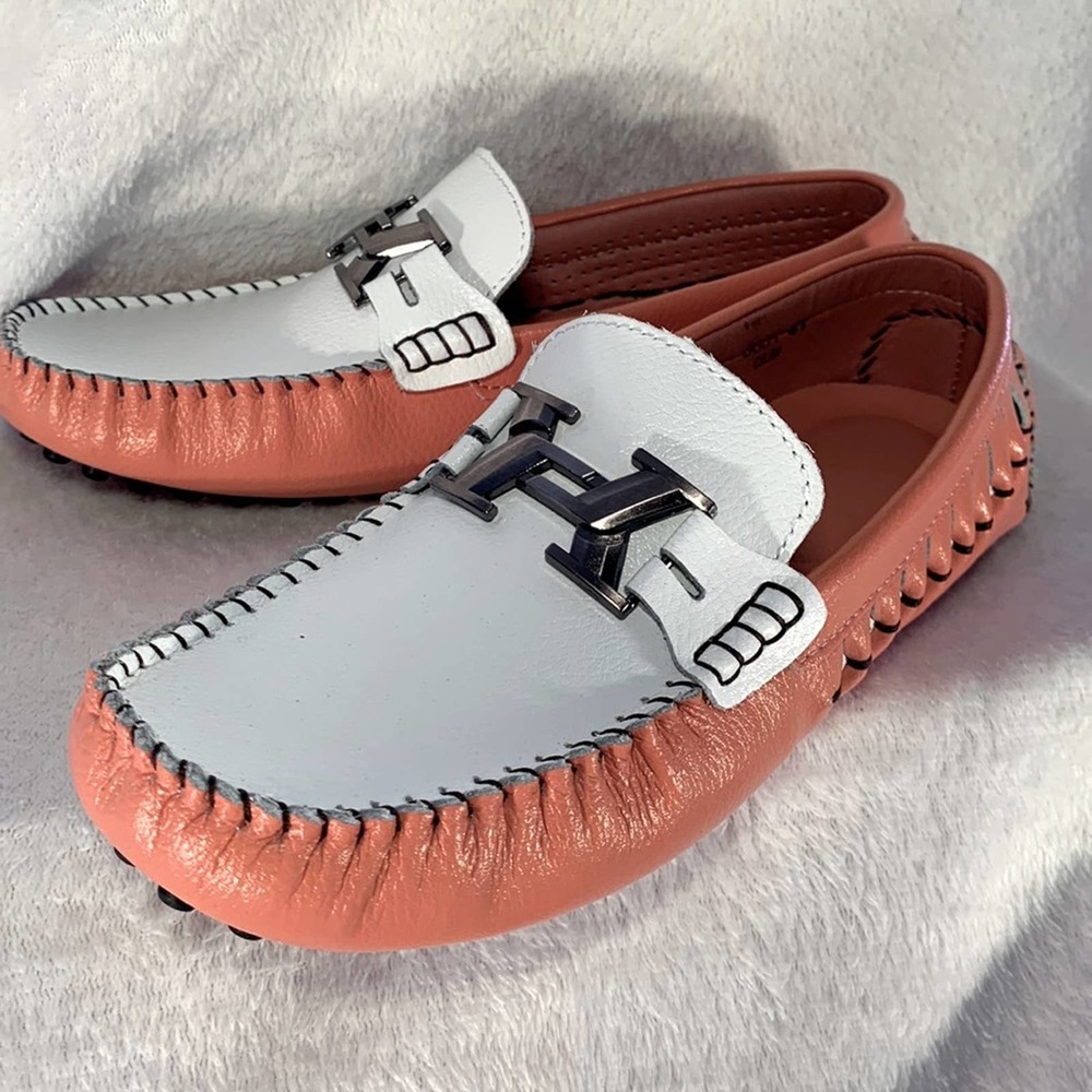 Men's Slip On Loafers Tangerine, size 8